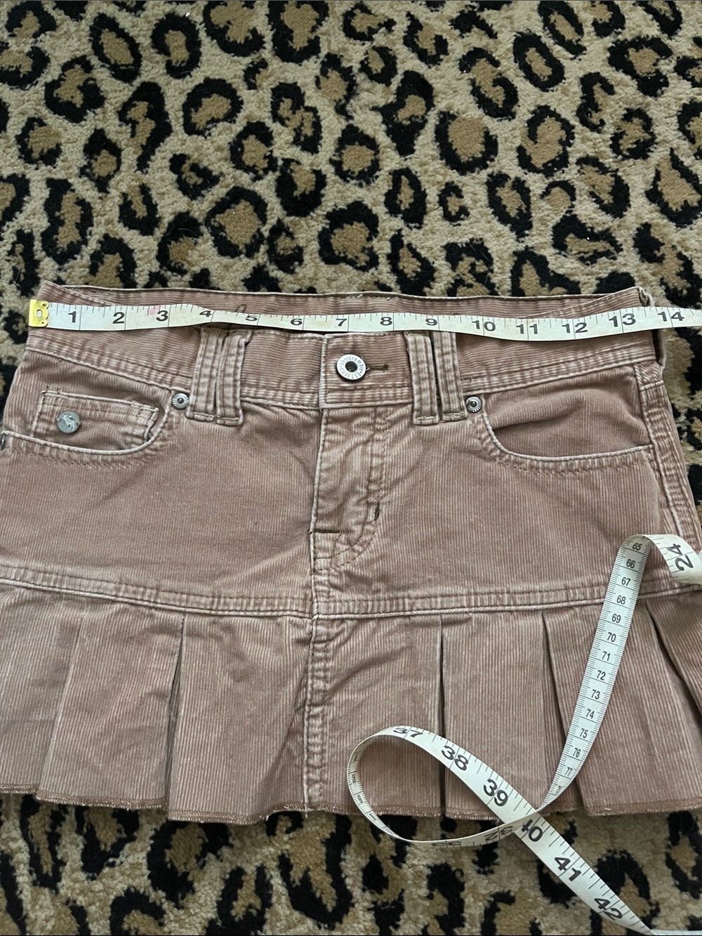 Abercrombie Pleated Corduroy Skirt - Picture 3 of 4